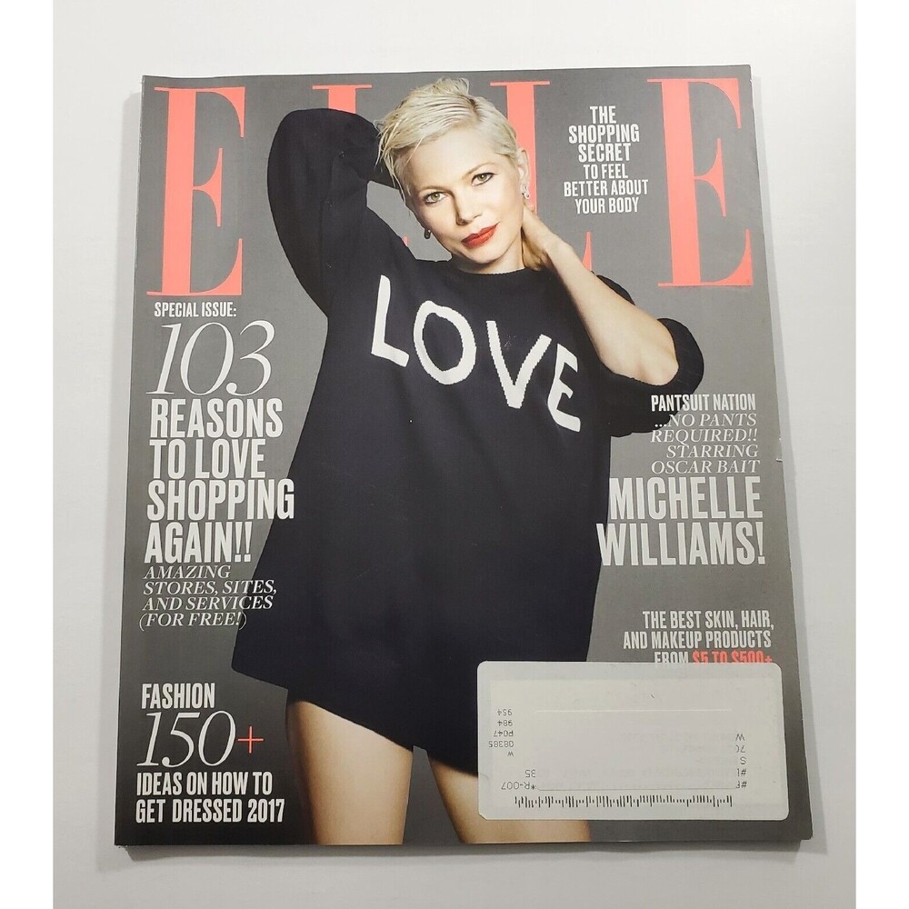 Michelle Williams Elle Magazine Jan 2017 Denzel Washington Anthony Anderson